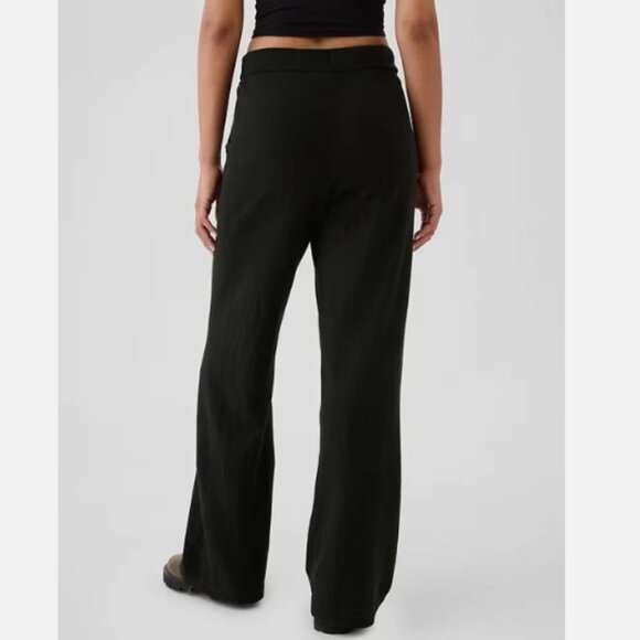 NWT GAP S Black CashSoft Sweater Pants Uber Warm & Comfy Knit Pants - Picture 5 of 9